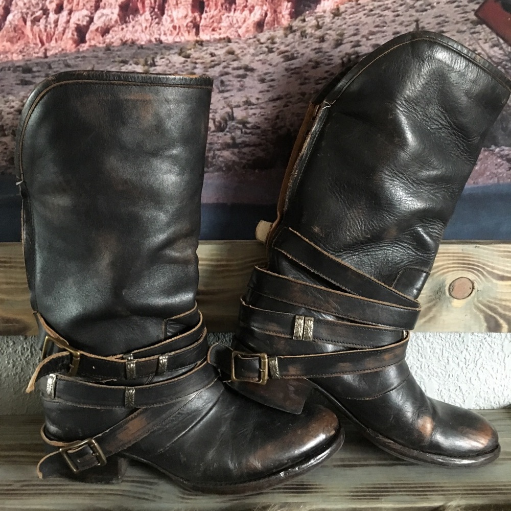 Freebird Strappy Boots